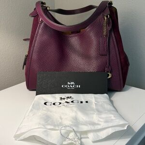 Coach Lori Shoulder Bag Burgundy